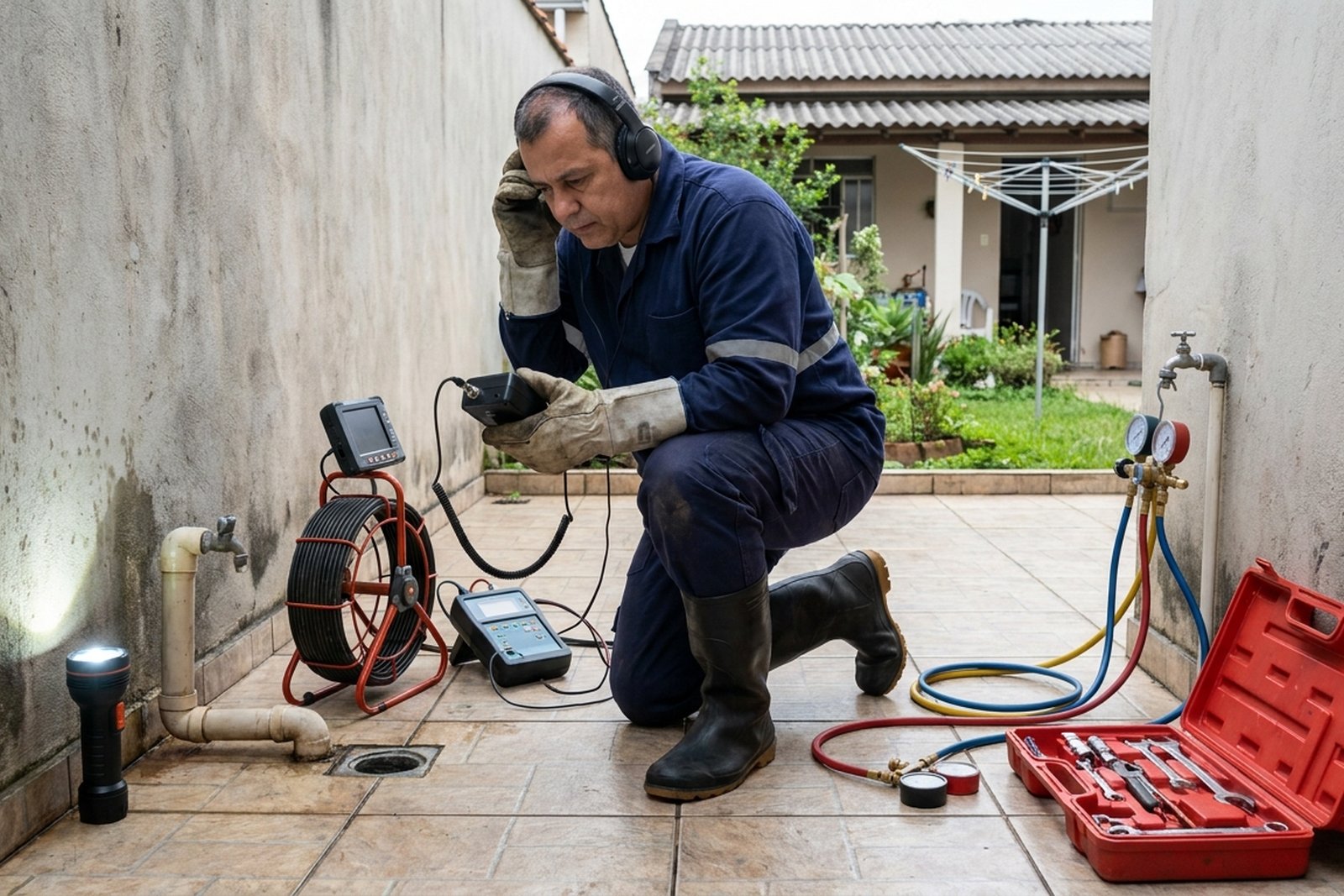 Detecção de Vazamento de Esgoto em Bauru‑SP